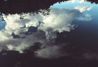 Low angle view of clouds in sky