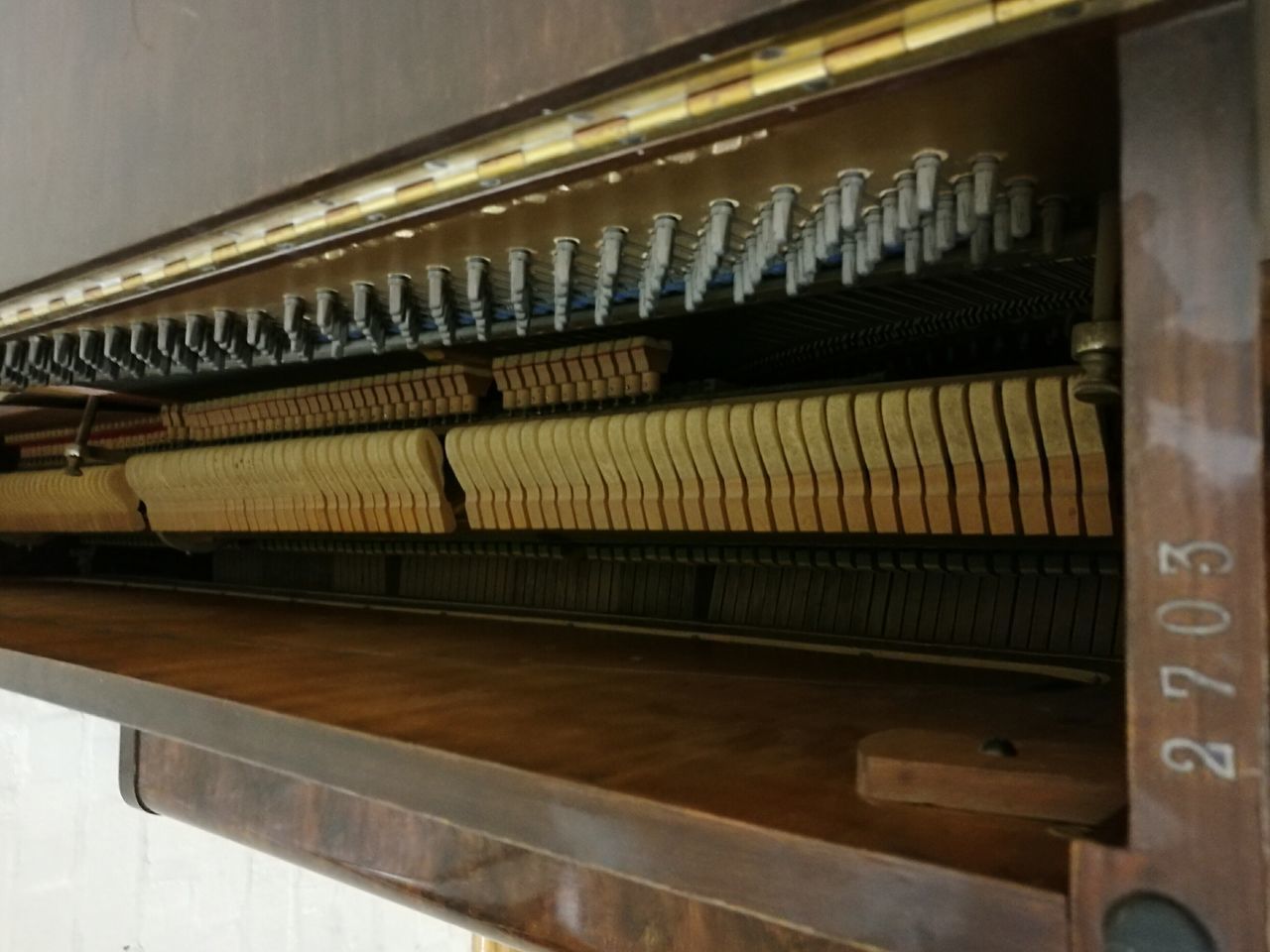 CLOSE-UP OF PIANO