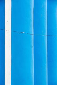 Full frame shot of blue patterned wall