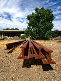 Built structure against cloudy sky