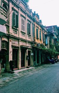 View of city against clear sky