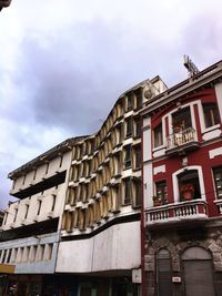 Low angle view of building against sky