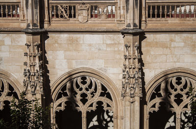 Low angle view of ornate building