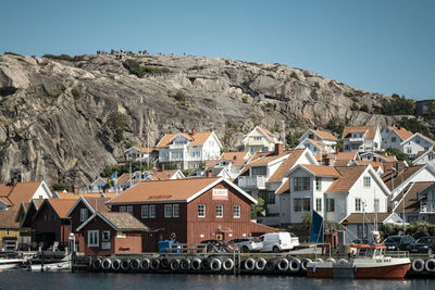 Scenic view of archipelago at swedish west coast
