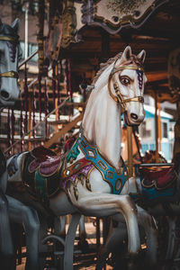 View of carousel at amusement park