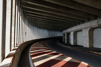 View of escalator