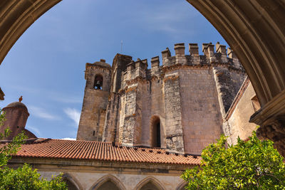 Low angle view of historical building against sky
