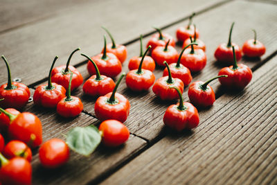 Close-up of red tomatoes