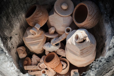 Making of artisan raku ceramics