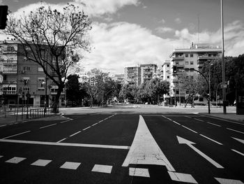 View of city street