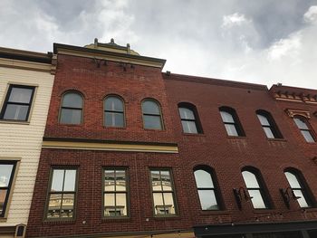 Low angle view of building against sky