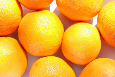Full frame shot of oranges