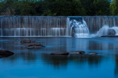 View of waterfall