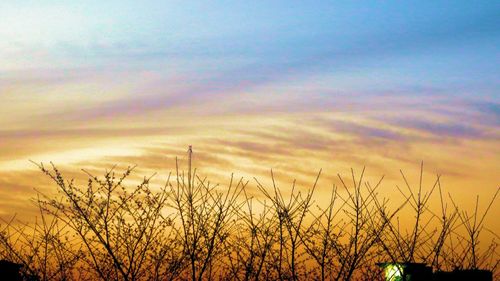 Scenic view of sky at sunset