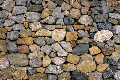 Full frame shot of stone wall