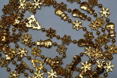 Close-up of christmas decorations