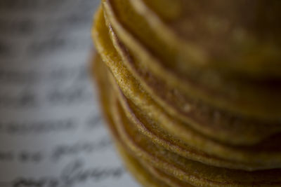 Close-up of ice cream in plate