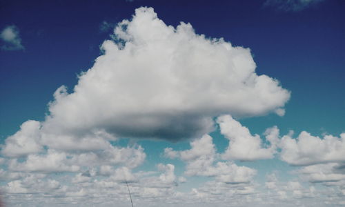 Low angle view of clouds in sky