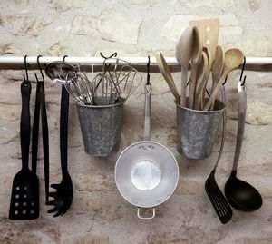 Close-up of kitchen utensils