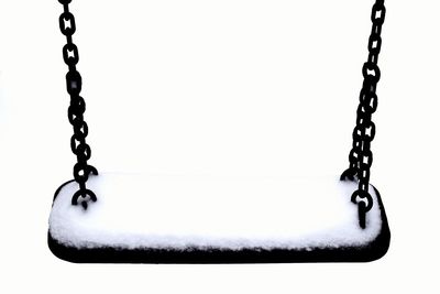Close-up of chain swing