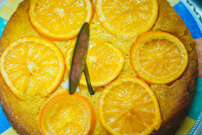 Close-up of orange fruit