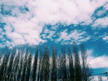 Low angle view of cloudy sky