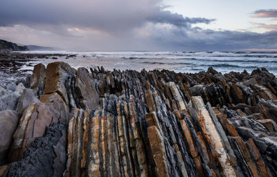 Panoramic view of sea against sky