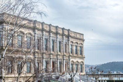 View of historical building against cloudy sky