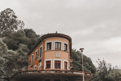 Low angle view of building against sky