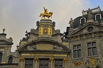 Low angle view of historical building against sky