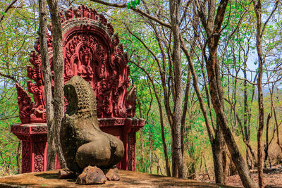 Statue in temple