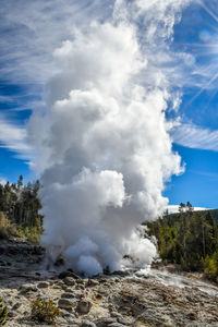 Excelsior geyser letting off some steam