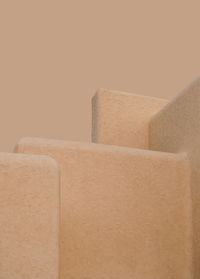 Close-up of built structure against beige background