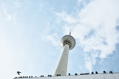 Low angle view of building against sky