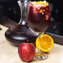 Close-up of apples on table