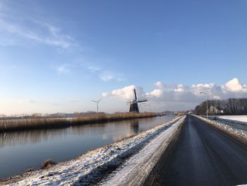 Panoramic view of highway against sky