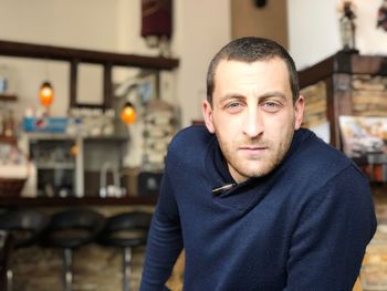 Portrait of young man