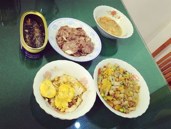 Close-up of food in plate