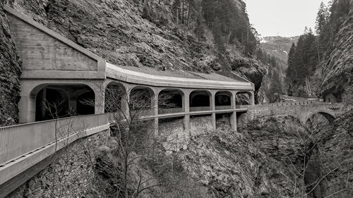 Bridge over mountains