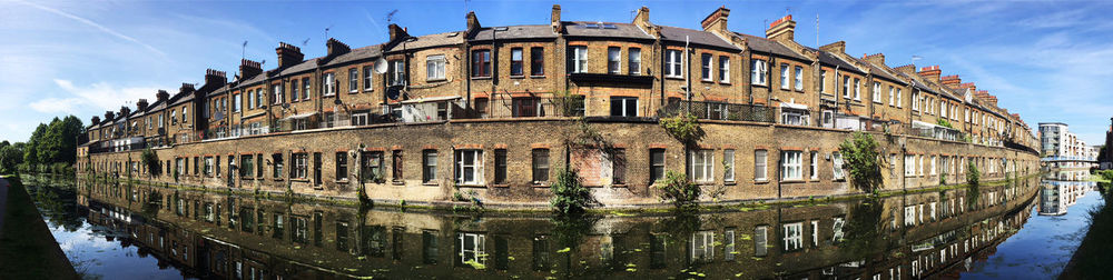 Low angle view of building against sky