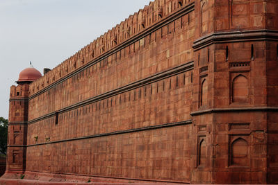 Low angle view of building against sky