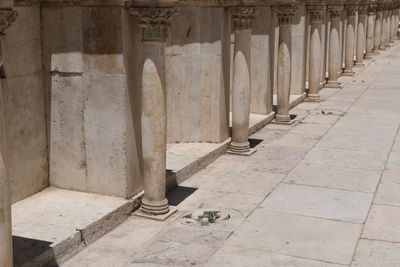 Inside roman theatre amman 