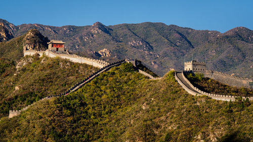 High angle view of a building