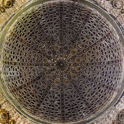 Close-up view of textured surface