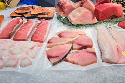 Close-up of food on table