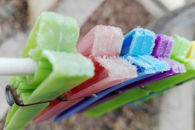 Close-up of multi colored candies