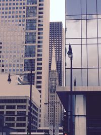 Low angle view of buildings against sky