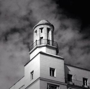 Low angle view of building against sky