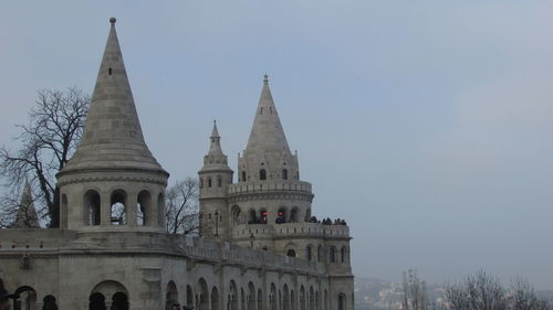 Low angle view of church against sky