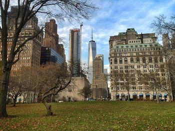 Buildings in city